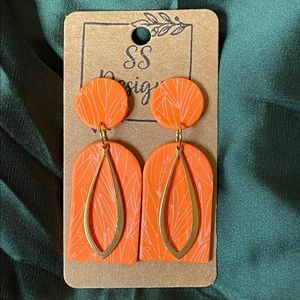 Polymer clay earrings